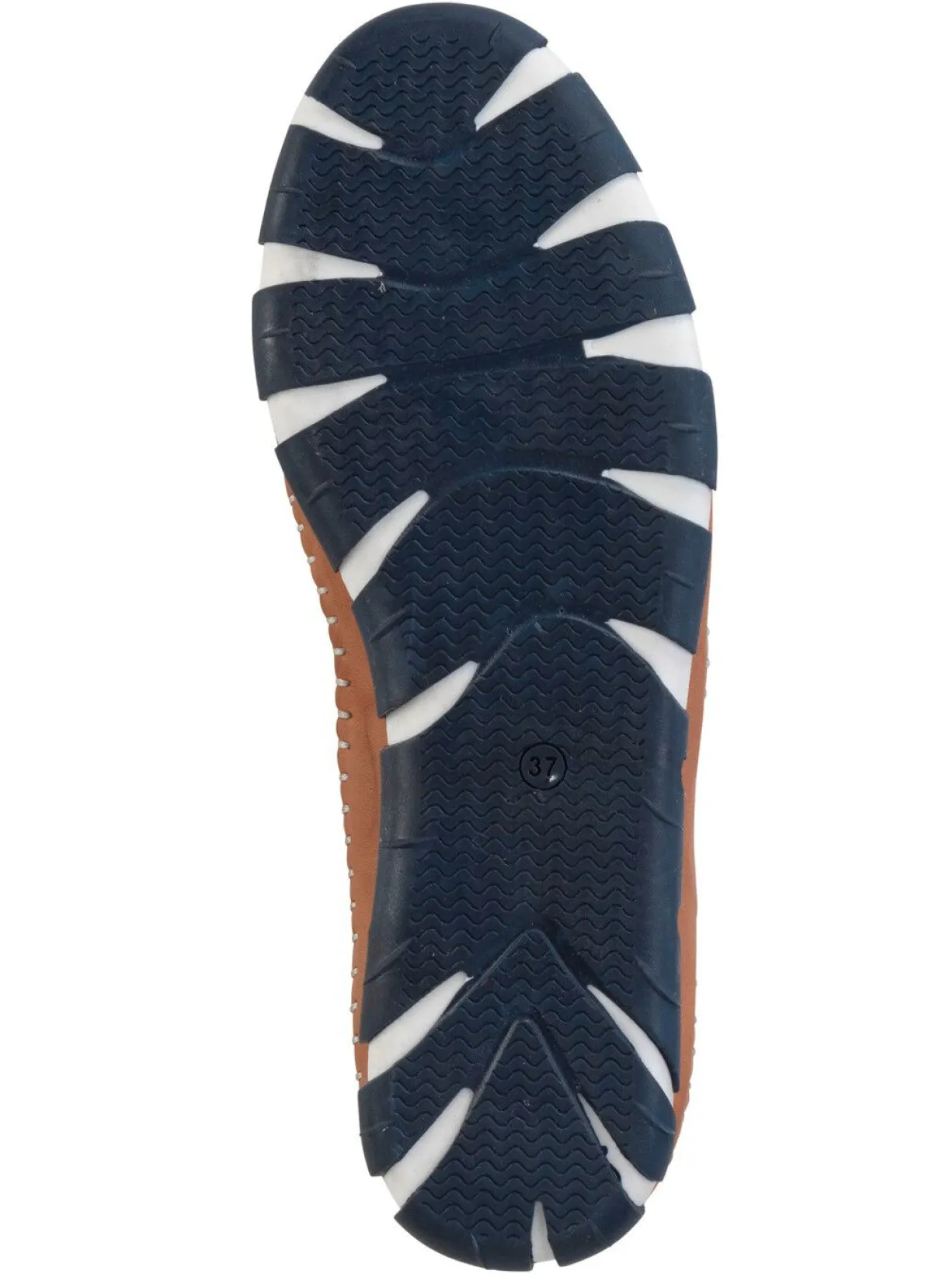 New Gemini , leichte Damen-Schnürschuhe, Weite G, mit herausnehmbarem Fußbett JEANS-BRAUN