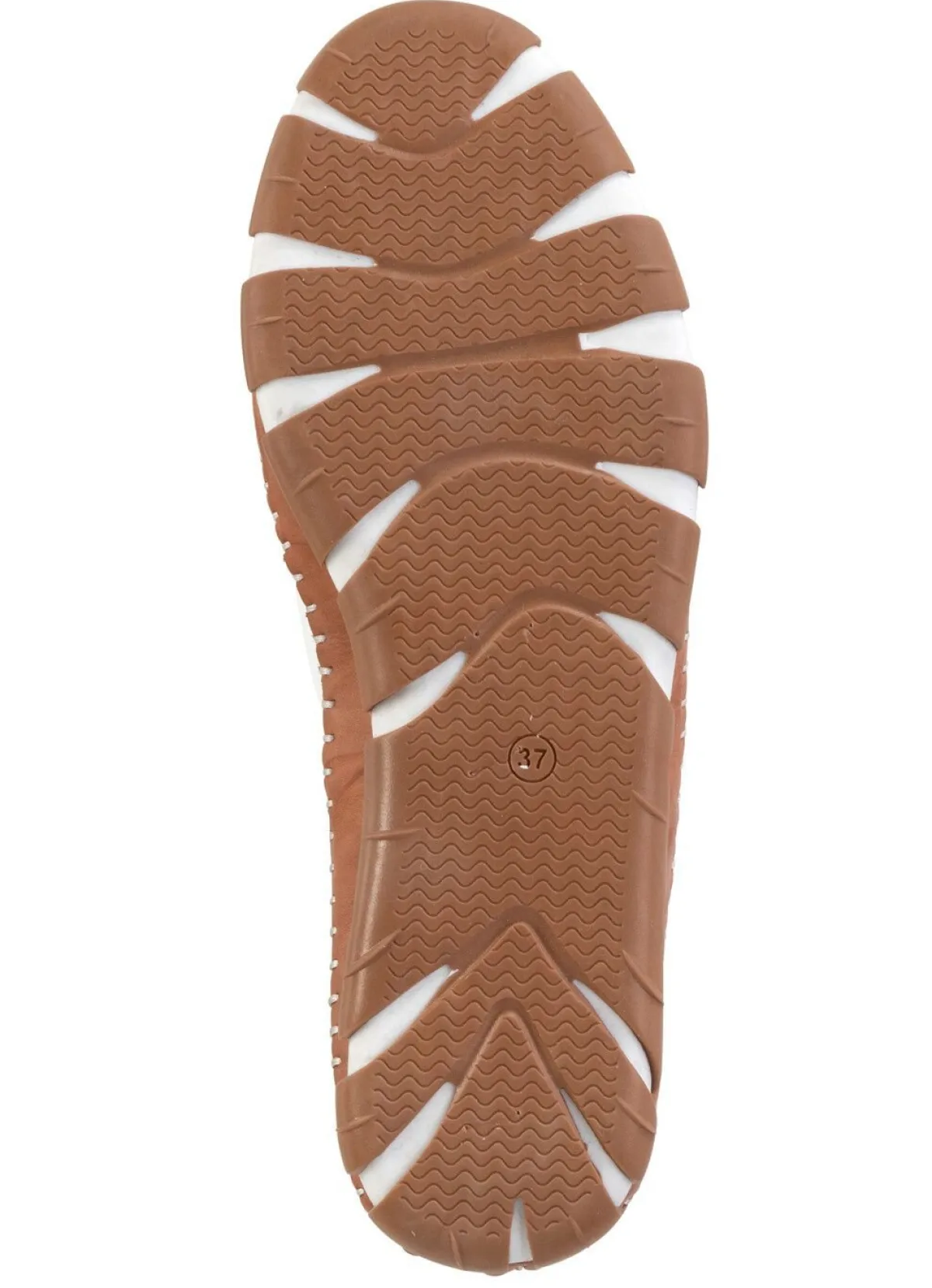 Discount Gemini , leichte Damen-Schnürschuhe, Weite G, mit herausnehmbarem Fußbett WEISS-BRAUN