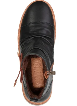Gemini , modische Damen-Boots, Weite G, Winterschuhe, mit herausnehmbarem Fußbett SCHWARZ