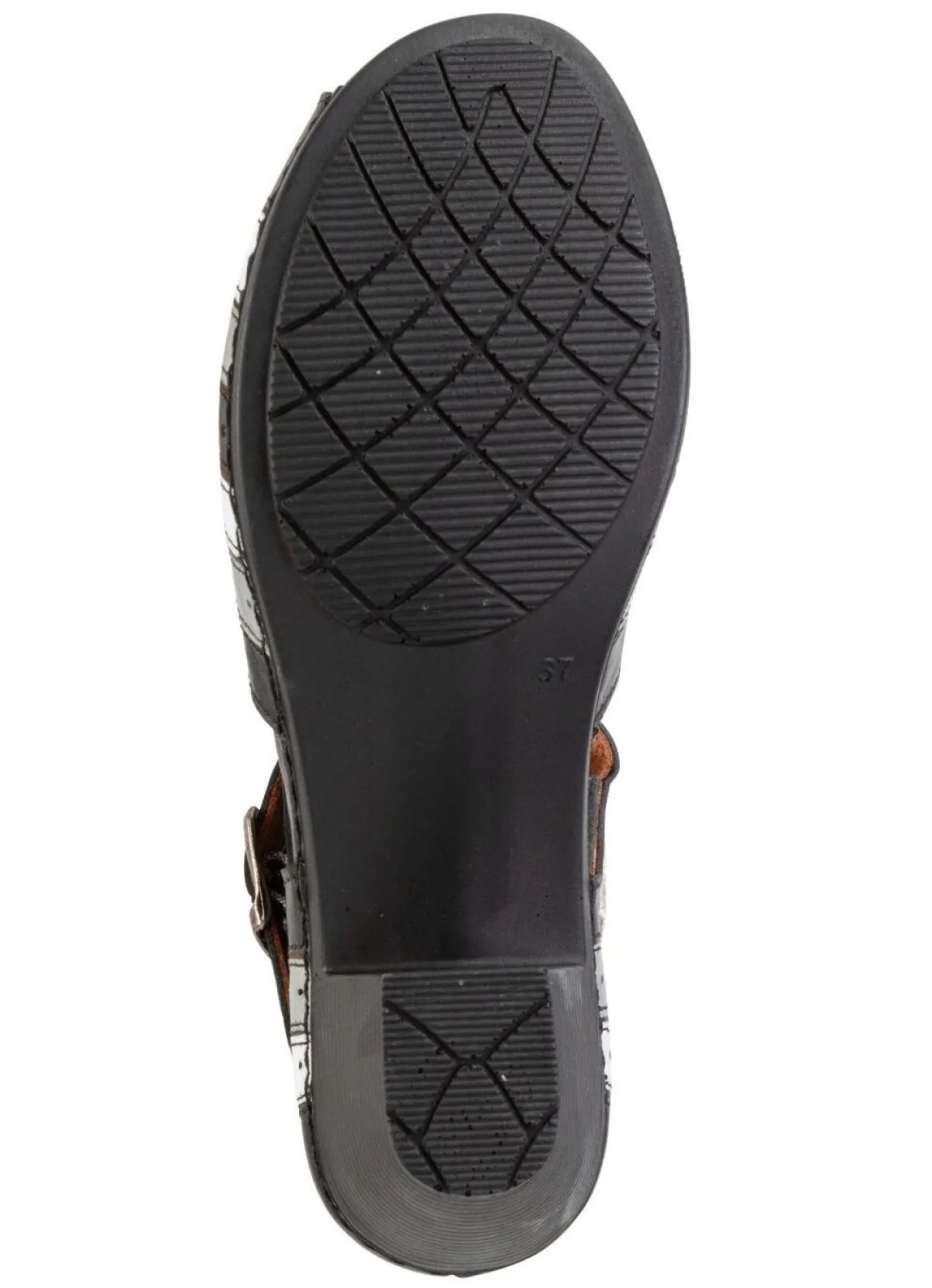 Discount Gemini , modische Damen-Sandaletten, Weite G, mit Gummizug SCHWARZ-GRAU