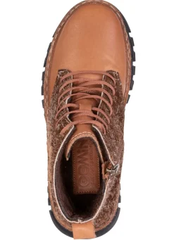 Discount Gemini , modische Damen-Stiefeletten, Winterschuhe, Weite G, mit herausnehmbarem Fußbett CAMEL
