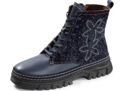 Outlet Gemini , modische Damen-Stiefeletten, Winterschuhe, Weite G, mit herausnehmbarem Fußbett MARINE
