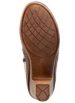 Hot Gemini , modische Damen-Stiefeletten, Winterschuhe, Weite G, mit Reißverschluss BRAUN-KIESEL