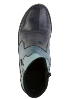 Gemini , modische Damen-Stiefeletten, Winterschuhe, Weite G, mit Reißverschluss BLAU