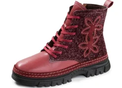 Clearance Gemini , modische Damen-Stiefeletten, Winterschuhe, Weite G, mit herausnehmbarem Fußbett ROT