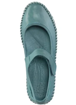 Hot Gemini Mokassin-Slipper mit dezenter Knitter-Struktur JEANS