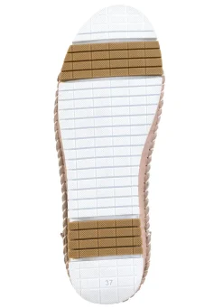 Online Gemini Mokassin-Slipper mit dezenter Knitter-Struktur TAUPE-WEISS