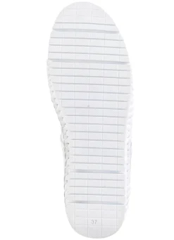 Outlet Gemini Mokassin-Slipper mit dezenter Knitter-Struktur WEISS