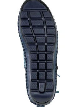 Online Gemini Mokassin-Stiefelette mit Knitter-Struktur JEANS