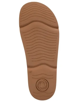 New Gemini Pantolette aus Nappaleder mit Perforation WEISS