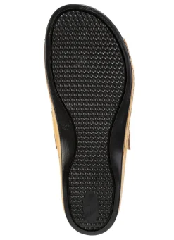 Hot Gemini Pantolette aus teilweise schattiertem Rind-Nappaleder MAISGELB