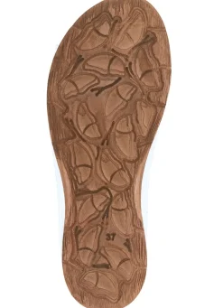 Discount Gemini Pantolette mit seitlichen Gummizügen WEISS