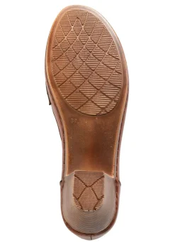 Sale Gemini Pumps aus teilweise schattiertem Rind-Nappaleder COGNAC