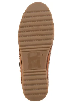 Hot Gemini Slipper aus Nappaleder WEISS-CAMEL