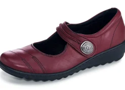 New Gemini Slipper aus Rind-Nappaleder BORDEAUX