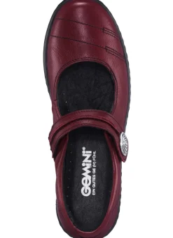 New Gemini Slipper aus Rind-Nappaleder BORDEAUX