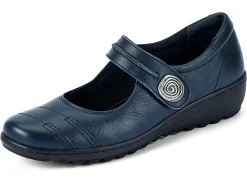 Hot Gemini Slipper aus Rind-Nappaleder MARINE