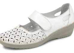 Hot Gemini Slipper aus weichem Rindleder WEISS