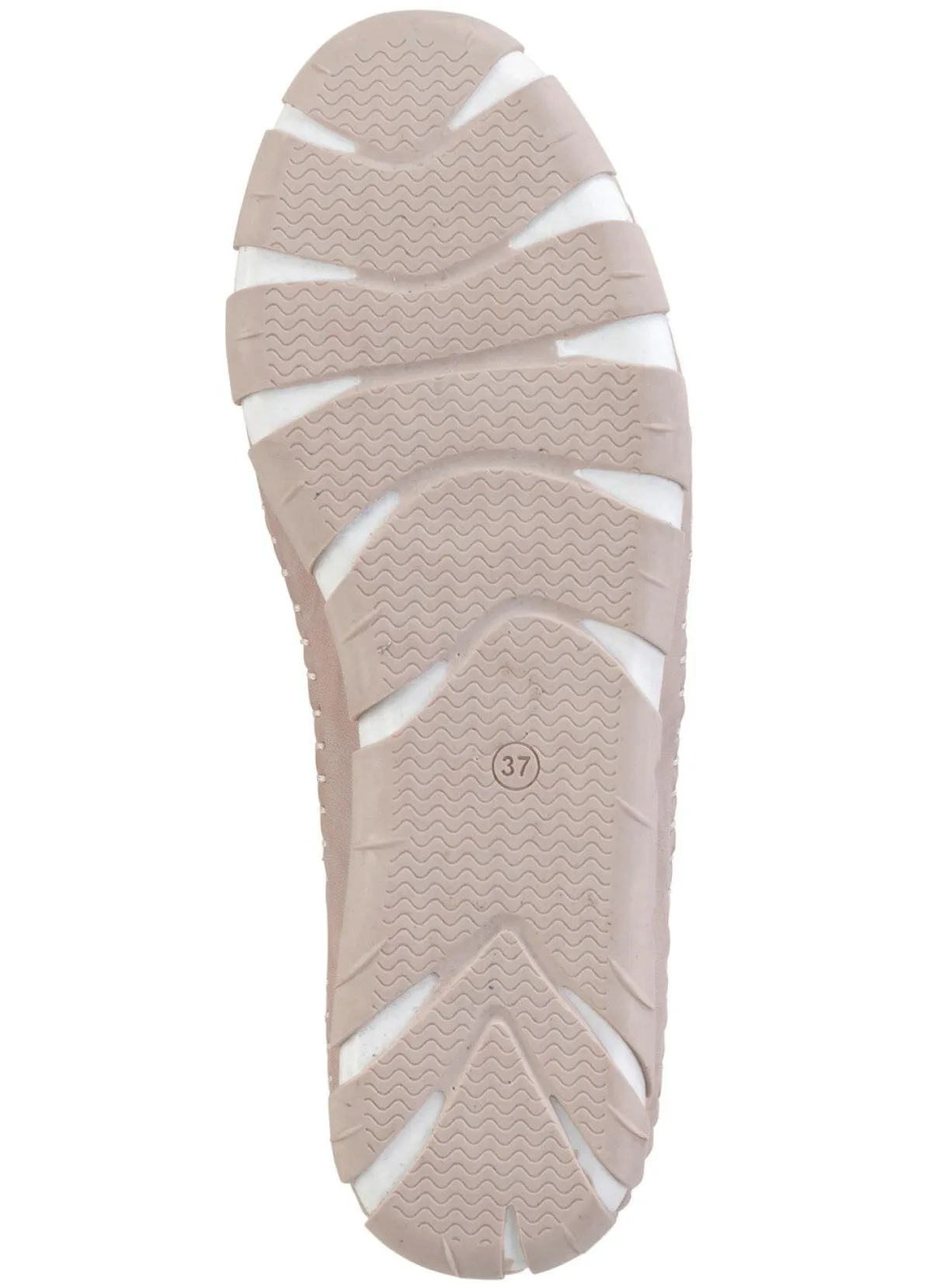 Online Gemini Slipper mit dezenter Knitter-Struktur und bunten Leder-Blüten KIESEL
