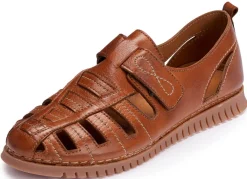 Sale Gemini Slipper mit luftigen Durchbrüchen COGNAC