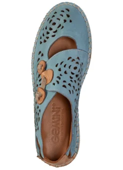 New Gemini Slipper mit luftigen Durchbrüchen JEANS-CAMEL