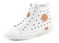 Discount Gemini , sommerliche Damen-Boots, Weite G, mit herausnehmbarem Fußbett WEISS
