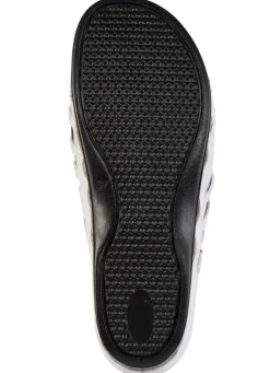 Outlet Gemini , sommerliche Damen-Clogs, Weite G, mit Gummizug WEISS