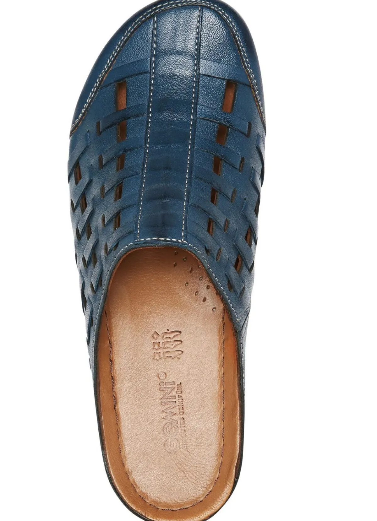 Hot Gemini , sommerliche Damen-Clogs, Weite G, mit Gummizug MARINE