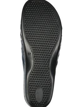 Hot Gemini , sommerliche Damen-Clogs, Weite G, mit Gummizug MARINE