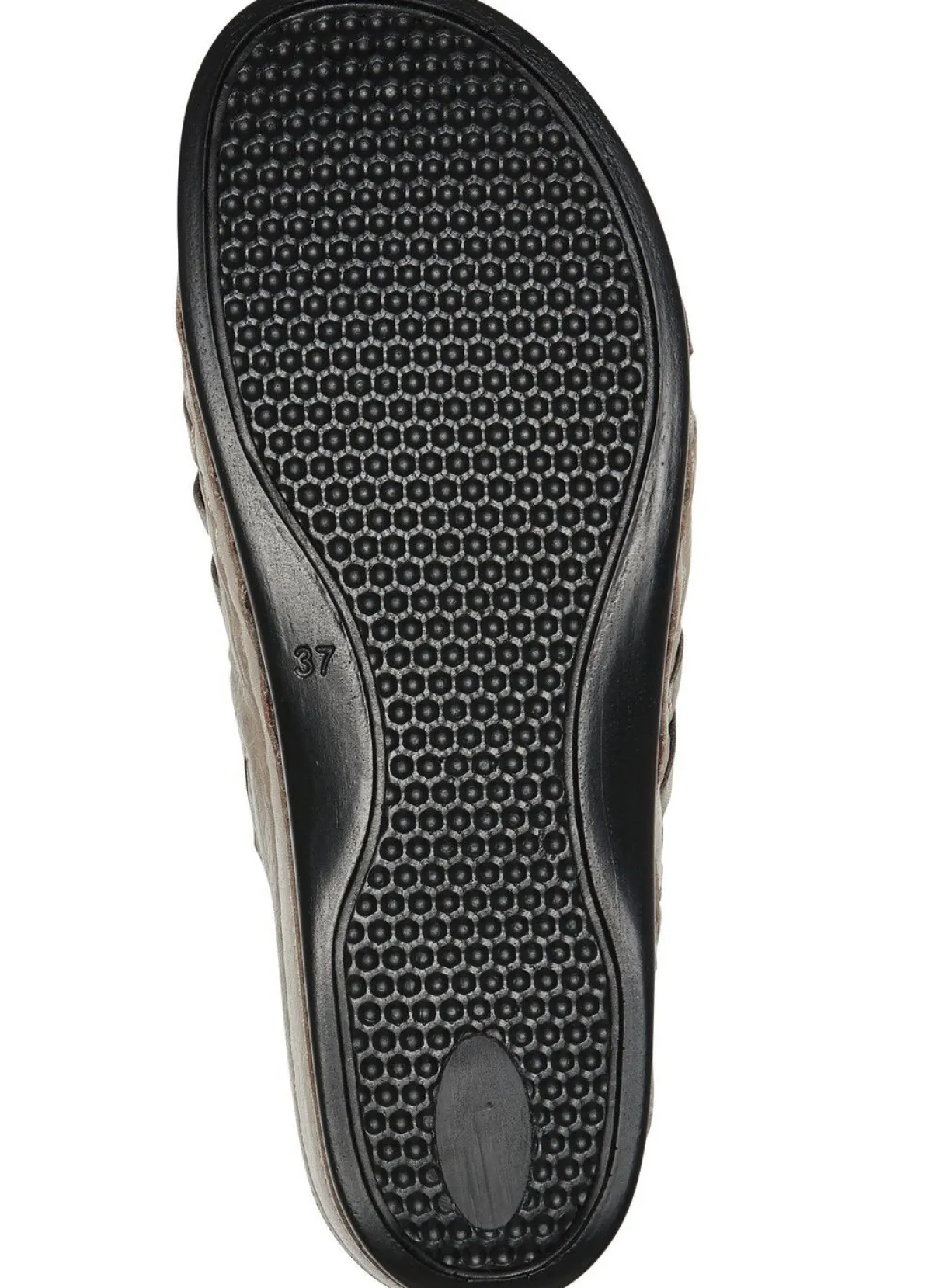 New Gemini , sommerliche Damen-Clogs, Weite G, mit Gummizug TAUPE