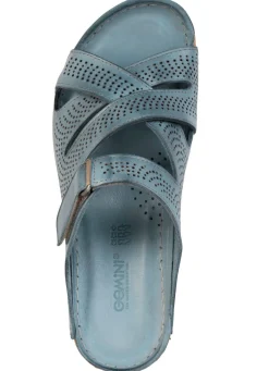 Sale Gemini , sommerliche Damen-Pantoletten, Weite G, aus Leder JEANS