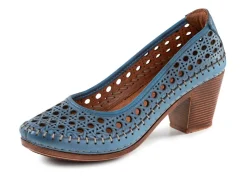 Clearance Gemini , sommerliche Damen-Pumps, Weite G, aus Leder JEANS