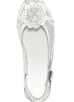 Sale BADER Gemini, sommerliche Damen-Sandaletten, Weite G, mit Gummizug WEISS