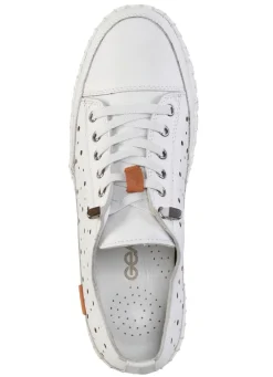 Discount Gemini , sommerliche Damen-Schnürschuhe, Weite G, mit herausnehmbarem Fußbett WEISS