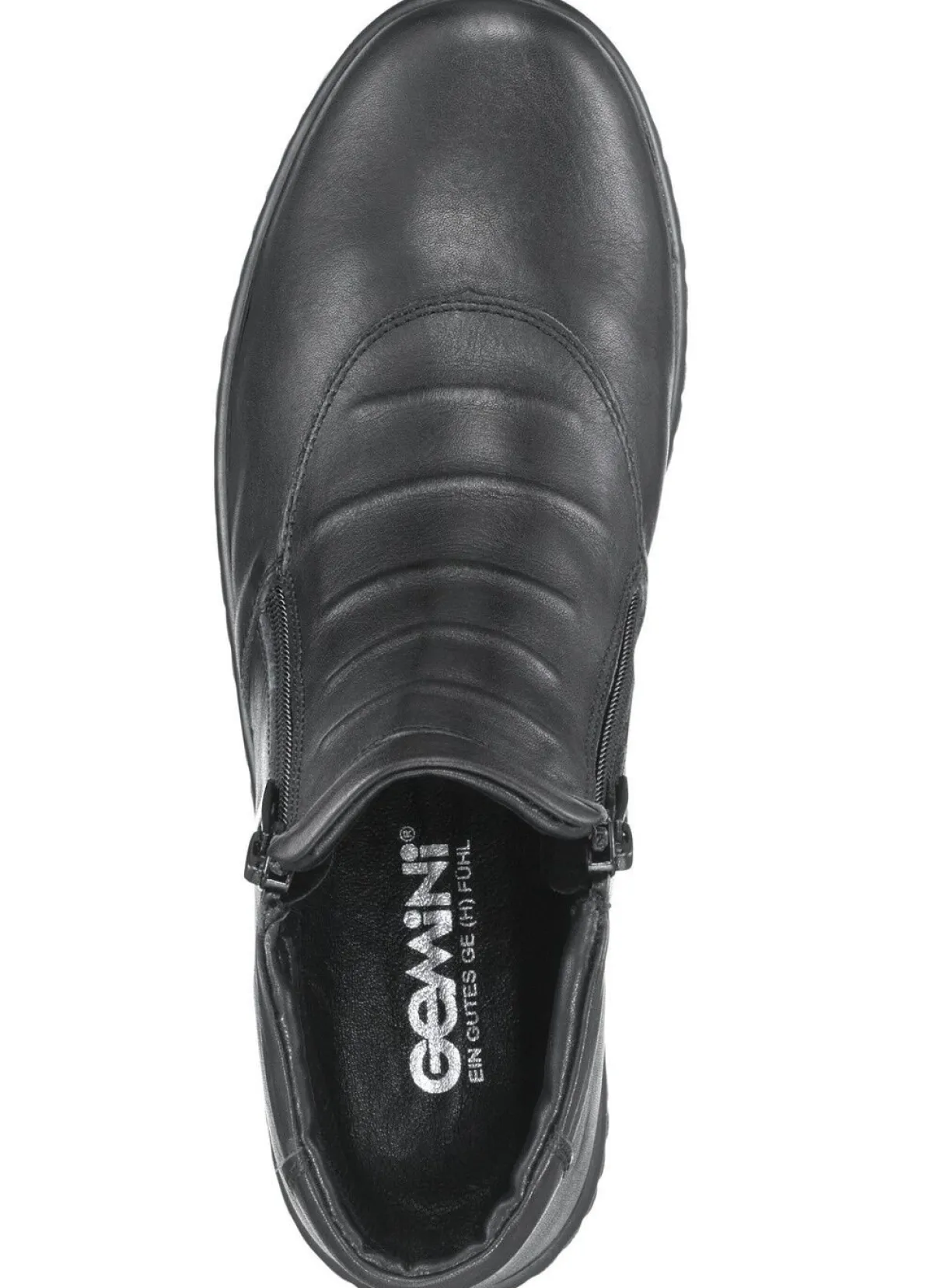 Outlet BADER Gemini Stiefelette aus Rind-Nappaleder SCHWARZ