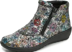 Discount BADER Gemini Stiefelette aus Rind-Nappaleder SCHWARZ-BUNT