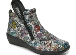 Discount BADER Gemini Stiefelette aus Rind-Nappaleder SCHWARZ-BUNT
