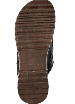 Clearance Gemini , stilvolle Damen-Pantoletten, Weite G, aus Leder SCHWARZ