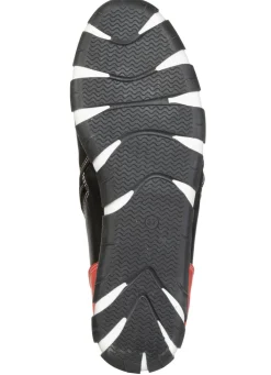 Clearance Gemini , trendige Damen-Boots, Weite G, mit herausnehmbarem Fußbett SCHWARZ-ROT