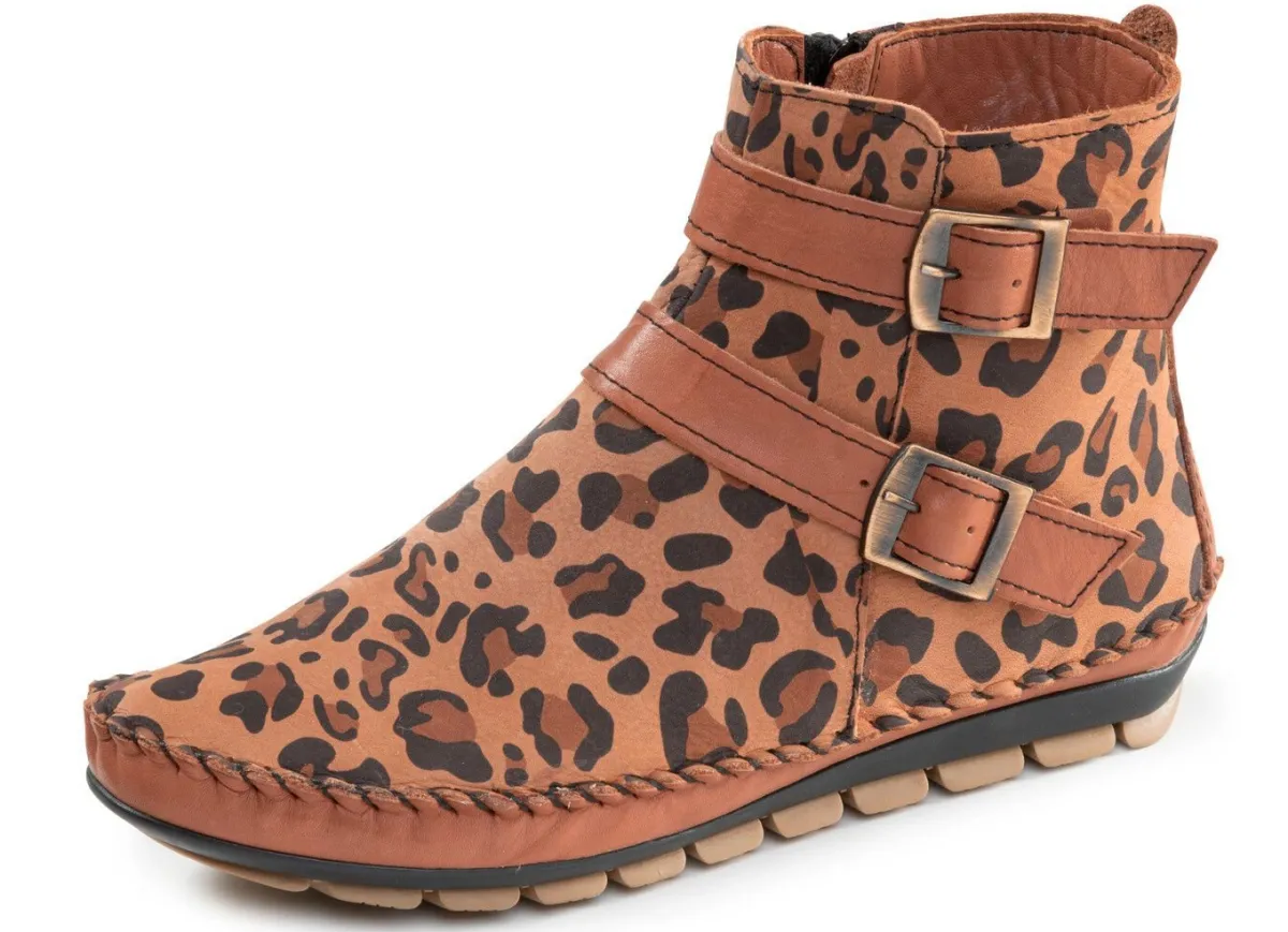 Sale Gemini , trendige Damen-Boots, Weite G, mit herausnehmbarem Fußbett BRAUN