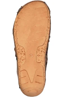 Best Gemini , trendige Damen-Clogs, Weite G,aus Leder BRAUN