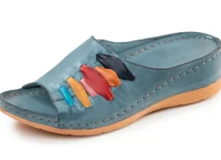 Hot Gemini , trendige Damen-Pantoletten, Weite G, mit Gummizug JEANS