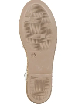 Gemini , trendige Damen-Slipper, Weite G, aus Leder WEISS