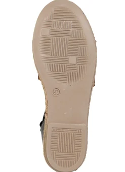 Best Gemini , trendige Damen-Slipper, Weite G, aus Leder SCHWARZ-BRAUN