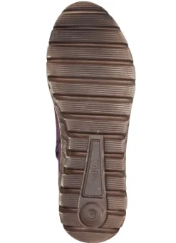 Hot Gemini , trendige Damen-Stiefeletten, Winterschuhe, Weite G, mit herausnehmbarem Fußbett LILA