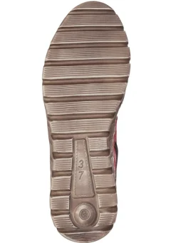 Discount Gemini , trendige Damen-Stiefeletten, Winterschuhe, Weite G, mit herausnehmbarem Fußbett ROT-BUNT