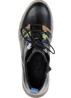 Gemini , trendige Damen-Stiefeletten, Winterschuhe, Weite G, mit herausnehmbarem Fußbett SCHWARZ-BUNT
