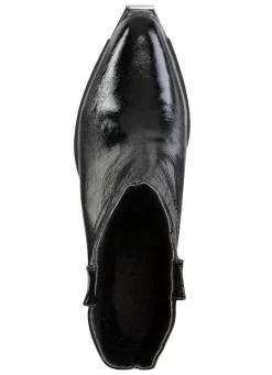 New Gemini Western-Stiefel aus Rind-Nappaleder SCHWARZ