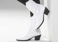 Best Gemini Western-Stiefel aus Rind-Nappaleder WEISS