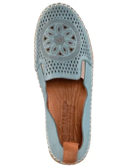 Clearance Gemini , sommerliche Damen-Slipper, Weite G, mit herausnehmbarem Fußbett JEANS